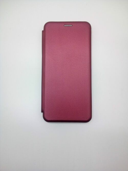 Чехол-книжка Samsung A03s бордовый горизонтальный Fashion Case - 2