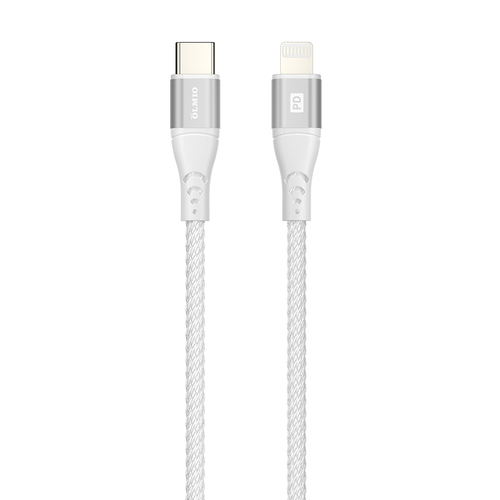 Кабель Type-C - 8 pin Lightning Olmio/Partner белый круглый 1,2 м. MFI - 2