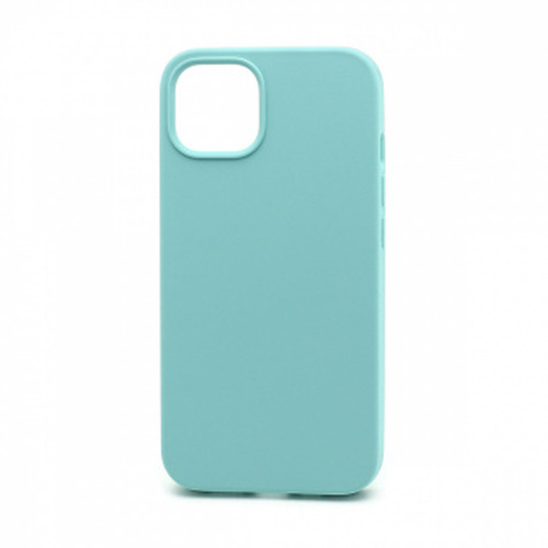 Накладка Apple iPhone 13 бирюзовый Silicone Case Full без лого