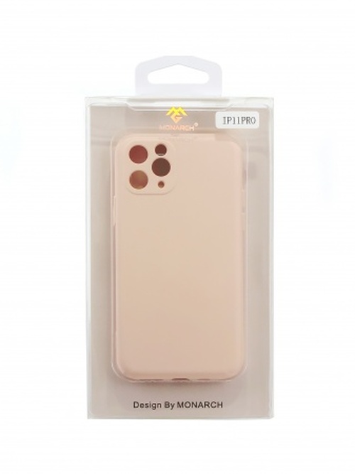 Накладка Apple iPhone 11 пудровый силикон Monarch Под оригинал без логотипа - 4
