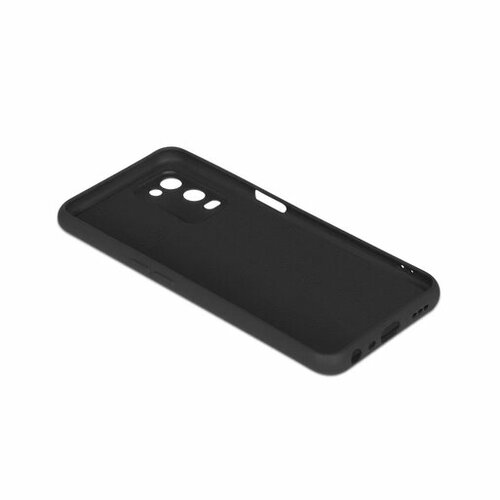 Накладка Oppo A54 4G черный DF Silicone Case без лого - 3