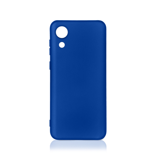 Накладка Samsung A03 Core синий DF Silicone Case без лого - 2
