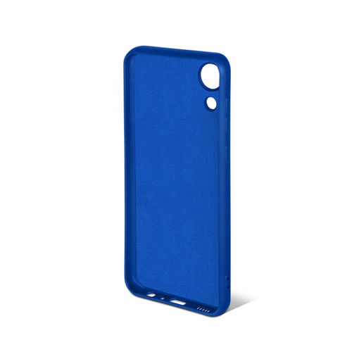 Накладка Samsung A03 Core синий DF Silicone Case без лого - 3