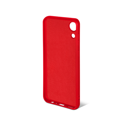 Накладка Samsung A03 Core красный DF Silicone Case без лого - 3