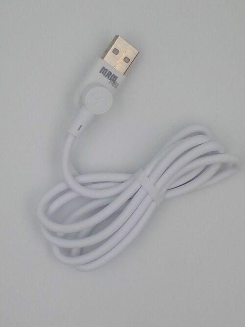Кабель USB - Type-C MRM R33 пвх белый 1 м. угл. штекер - 2