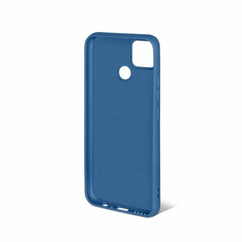Накладка Realme C25/C25s синий DF Silicone Case без лого - 3