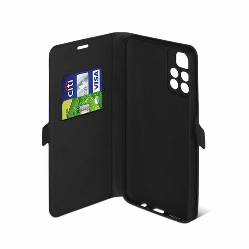 Чехол-книжка Xiaomi Poco M4 Pro 5G/Note 11s 5G черный горизонтальный DF - 2