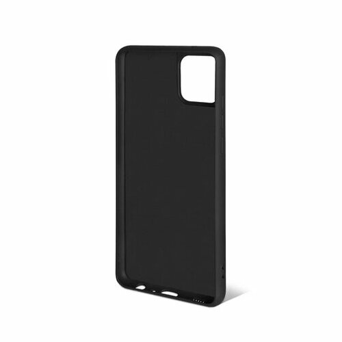 Накладка Samsung A03 черный DF Silicone Case без лого - 3