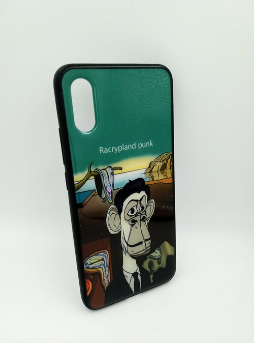 Накладка Huawei Honor 60 коричнево-зеленый с защитой камеры Под стекло Животные Обезьяна - 2