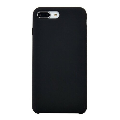 Накладка Apple iPhone 7 Plus/8 Plus черный ZB Silicone Case без лого
