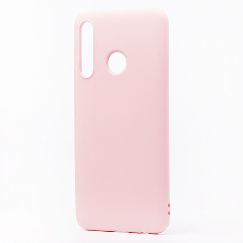 Накладка Huawei Honor 10 Lite/P Smart 2019 светло-розовый Silicone Case Full без лого - 2