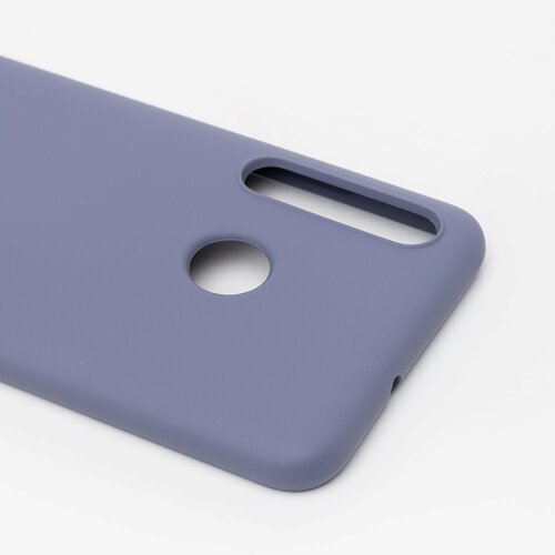 Накладка Huawei Honor 10 Lite/P Smart 2019 серо-синий Silicone Case Full без лого - 4