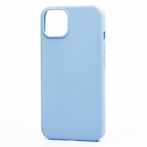 Накладка Apple iPhone 13 mini голубой Silicone Case Full без лого - 2