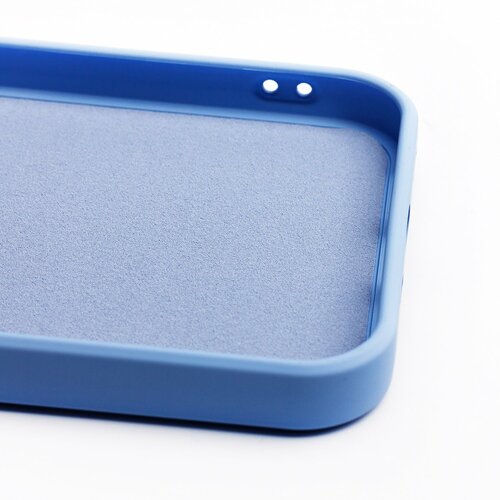 Накладка Apple iPhone 13 mini голубой Silicone Case Full без лого - 6