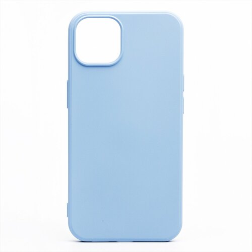 Накладка Apple iPhone 13 mini голубой Silicone Case Full без лого