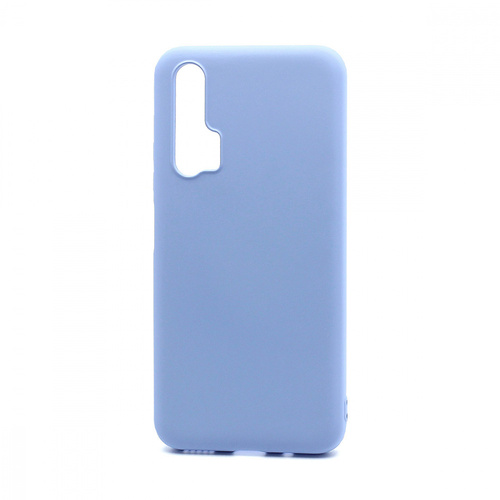 Накладка Huawei Honor 20 Pro голубой силикон Под оригинал без логотипа