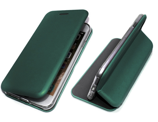Чехол-книжка Samsung A03 зеленый горизонтальный Fashion Case - 3
