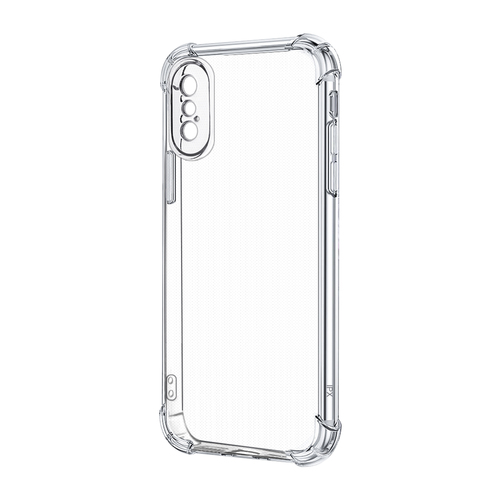 Накладка Apple iPhone X/Xs прозрачный с защитой камеры силикон Противоударный
