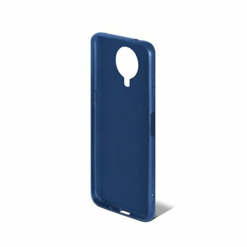 Накладка Nokia G10/G20 синий матовый силикон DF Однотонный - 2