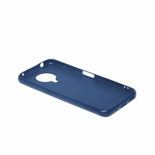 Накладка Nokia G10/G20 синий матовый силикон DF Однотонный - 3