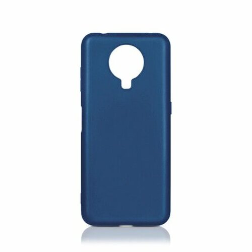 Накладка Nokia G10/G20 синий матовый силикон DF Однотонный