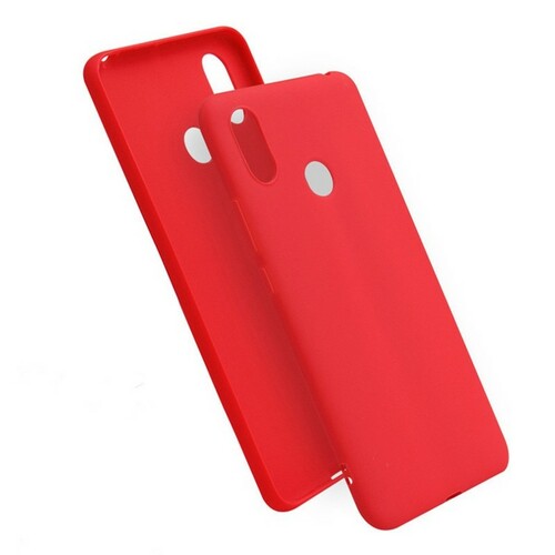 Накладка Xiaomi Redmi Note 7/7 Pro красный Soft Touch силикон Однотонный