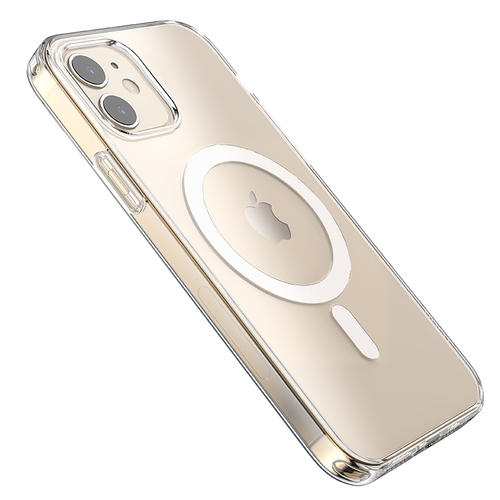 Накладка Apple iPhone 12/12 Pro прозрачный силикон Hoco SafeMag