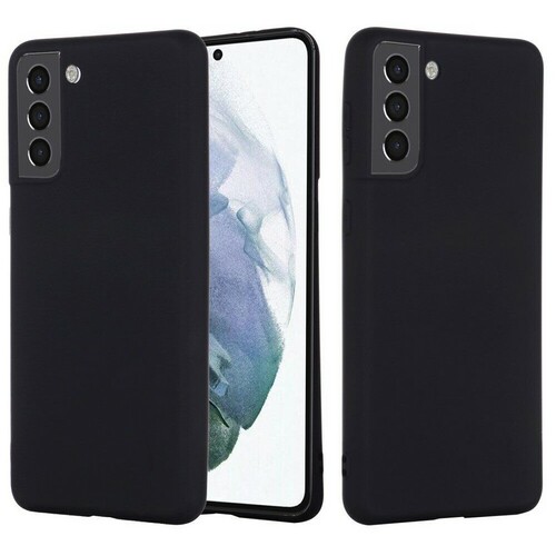 Накладка Samsung S22 черный Silicone Case Full без лого