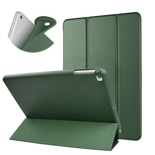 Чехол-книжка Apple iPad Pro 11 2020/2021 темно-зеленый горизонтальный с силиконовой основой TransCover