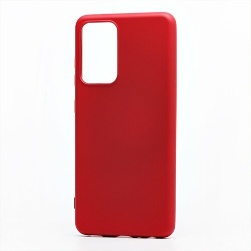Накладка Samsung A52 бордовый с защитой камеры Silicone Case Full без лого - 2