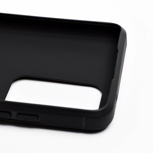 Накладка Samsung A52 черный с черными вставками силикон Карбон - 5