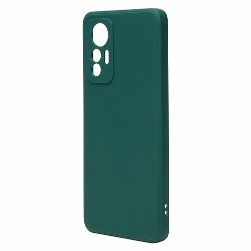 Накладка Xiaomi 12 Lite темно-зеленый Silicone Case Full без лого - 2