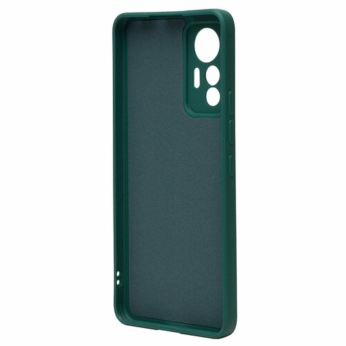 Накладка Xiaomi 12 Lite темно-зеленый Silicone Case Full без лого - 3