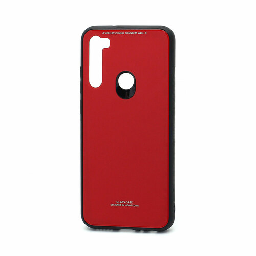 Накладка Xiaomi Redmi Note 8T красный Под стекло
