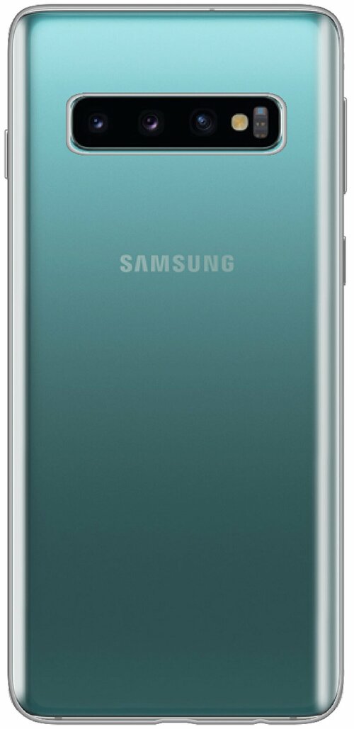 Накладка Samsung S10 прозрачный 1мм силикон LuxCase - 2