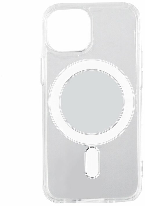Накладка Apple iPhone 13 Pro прозрачный силикон LuxCase MagSafe