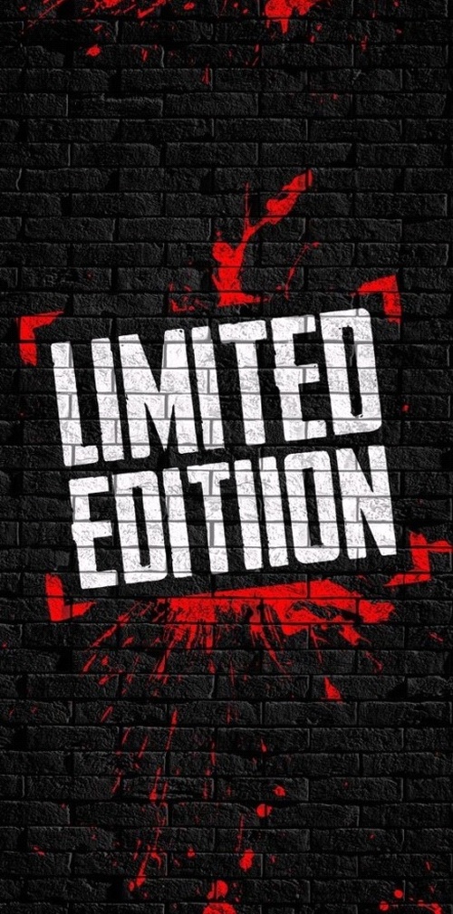 Накладка Realme 8i/Narzo 50 черно-белый винил Надписи Limited Edition