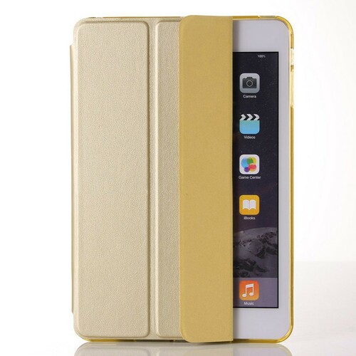 Чехол-книжка Apple iPad Mini 6 золотой горизонтальный Smart Case без лого