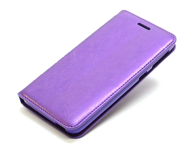 Чехол-книжка Samsung J5 Prime фиолетовый горизонтальный New Case