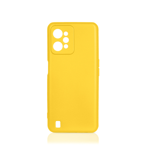 Накладка Realme C31 желтый матовый силикон DF