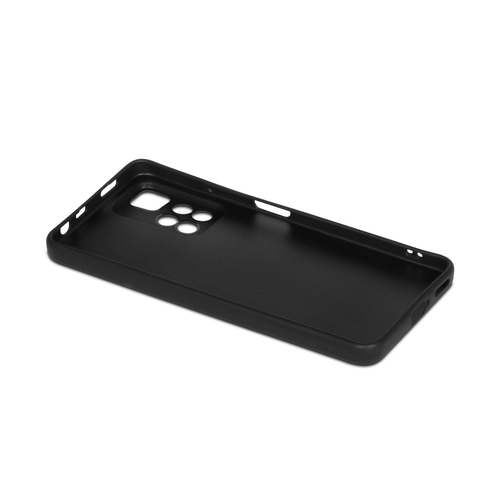 Накладка Xiaomi Redmi Note 11 Pro Plus черный матовый силикон DF - 3