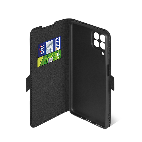 Чехол-книжка Samsung M53 черный горизонтальный DF - 4
