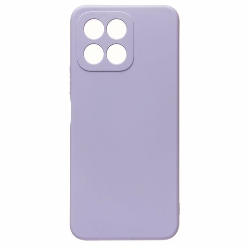 Накладка Huawei Honor X6/X8 5G сиреневый Silicone Case Full без лого