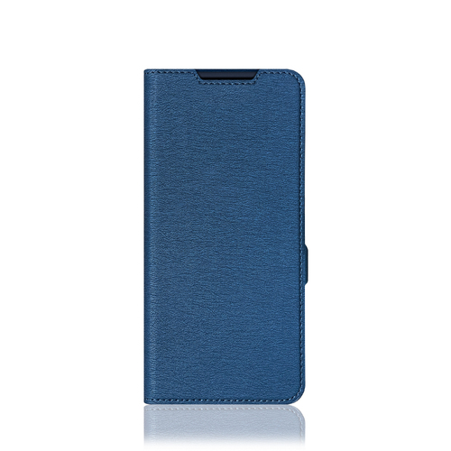 Чехол-книжка Xiaomi Poco C55/Redmi 12C синий горизонтальный DF