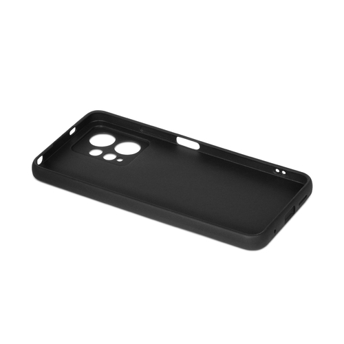 Накладка Xiaomi Redmi Note 12 4G черный матовый силикон DF Однотонный - 3